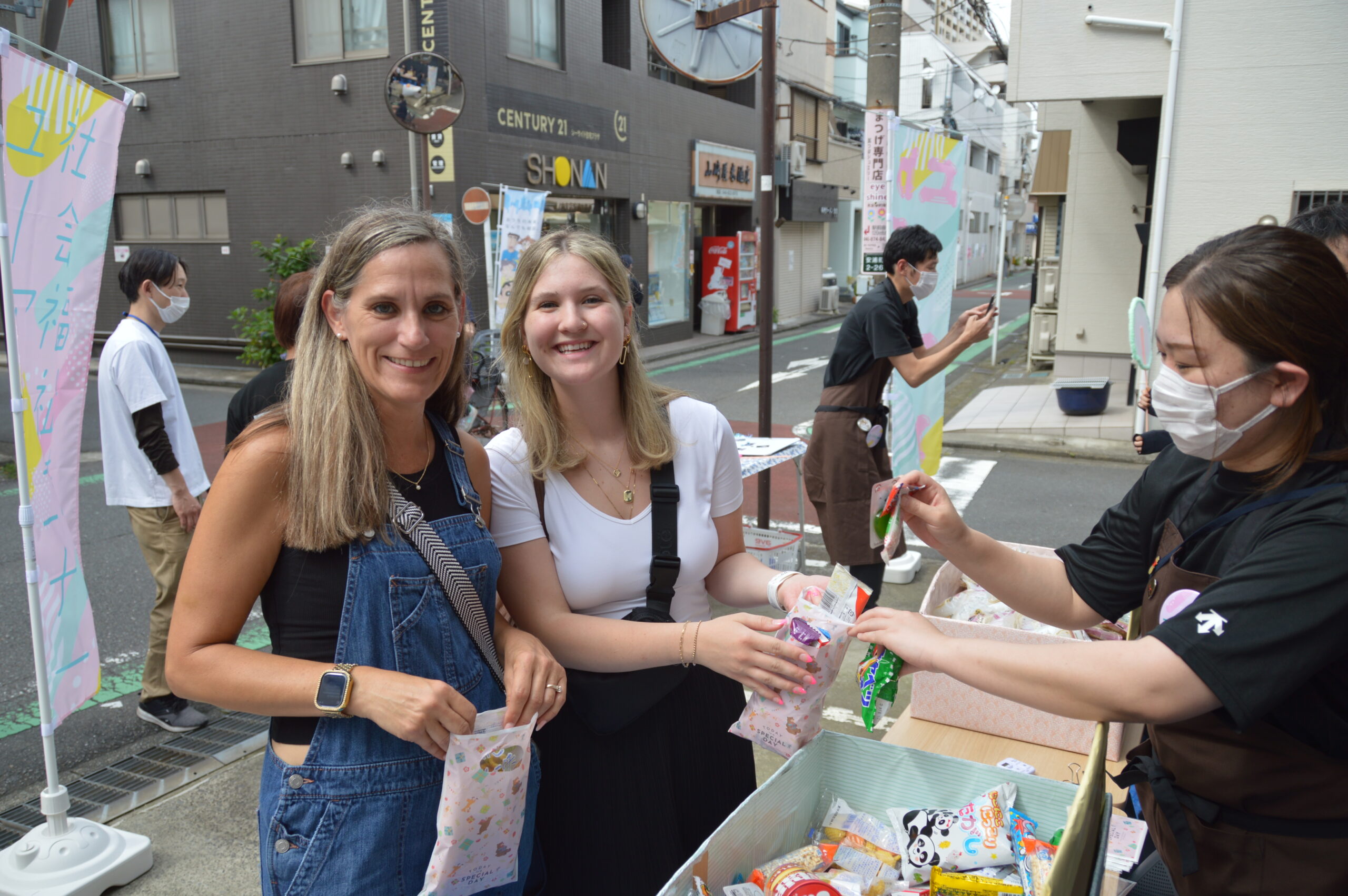 たまたま通りかかった外国の方も楽しんでもらえました