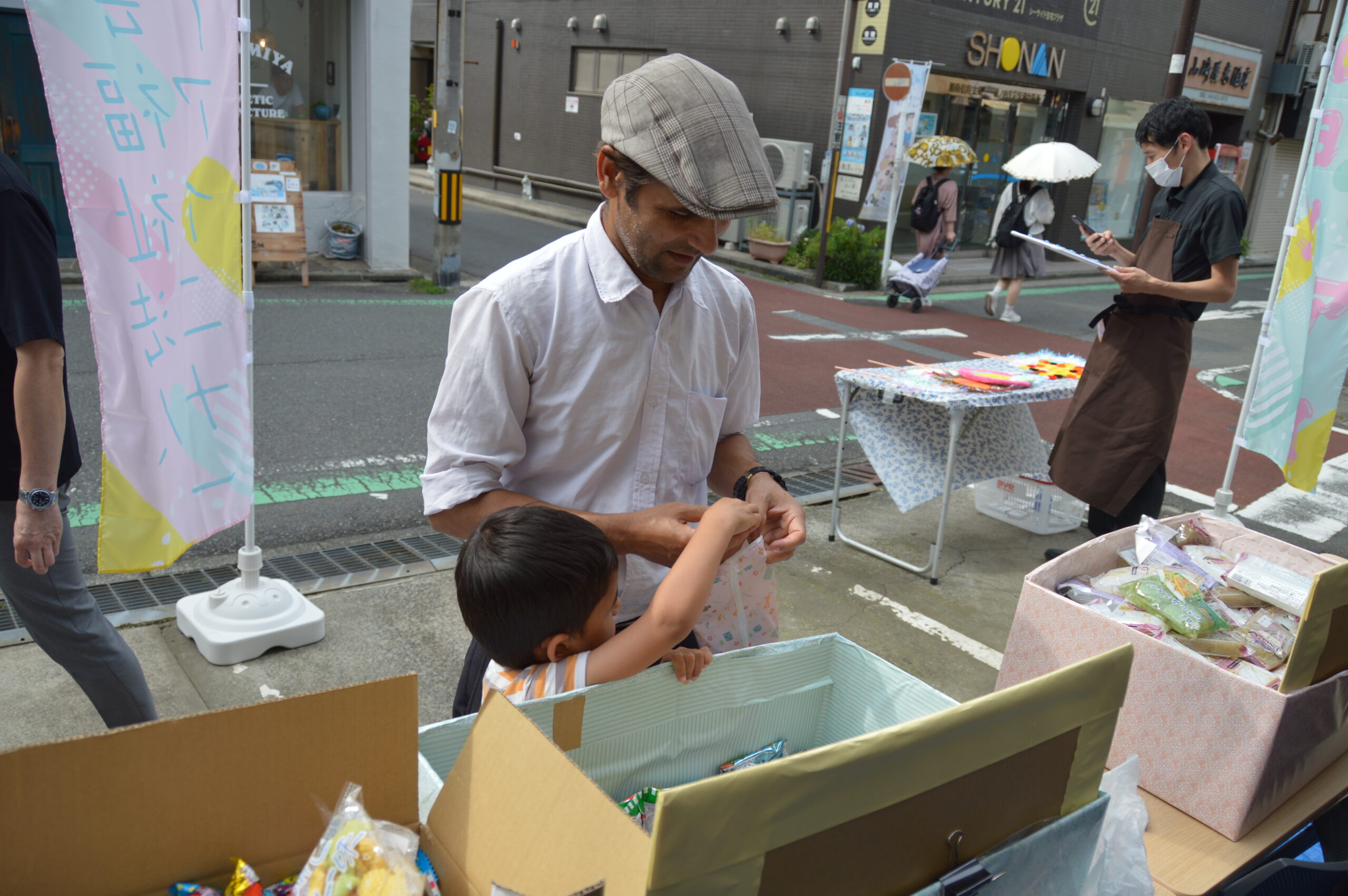 来訪した地域の皆様の様子